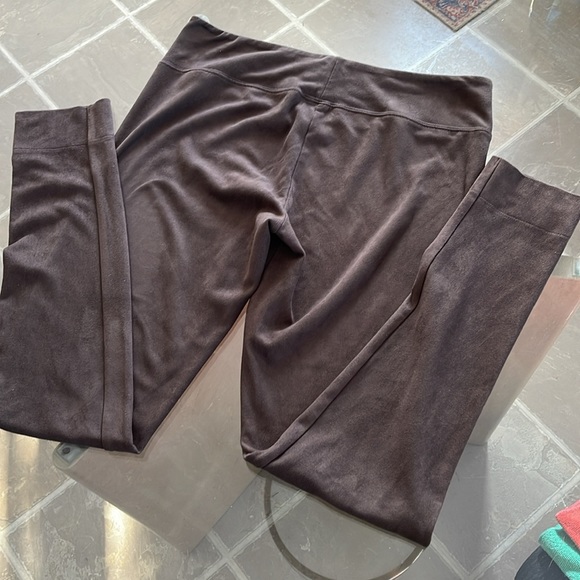 Orb, M, suede-like leggings,comfort 3” wide waistband,versatile layer,like new. - Picture 9 of 10